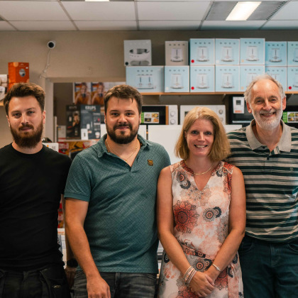 Équipe du magasin d'électroménagers Maison Praillet à Visé