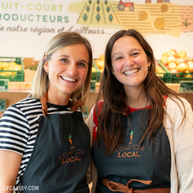 Vendeuse du magasin bio Au Comptoir local à Beaufays