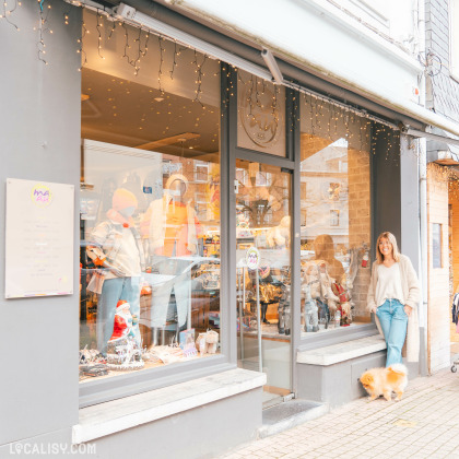 Façade du magasin de vêtements pour enfants Ma-au Kids à Spa