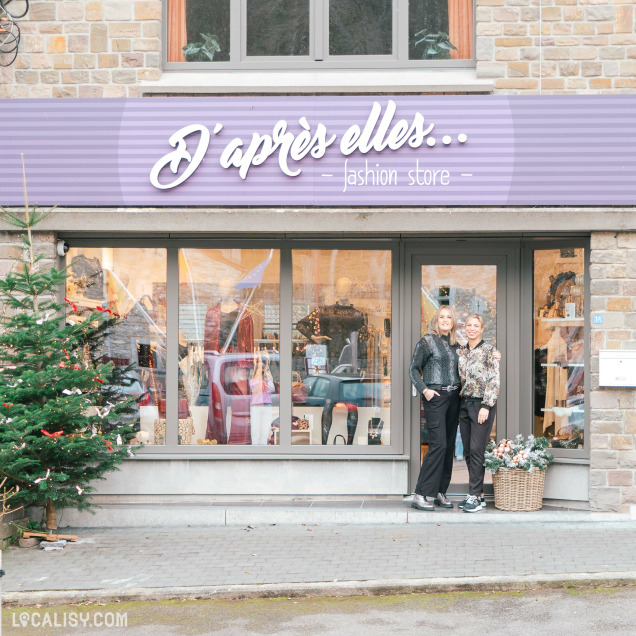 Devanture de la boutique D'après Elles Fashion Store à Comblain-au-Pont